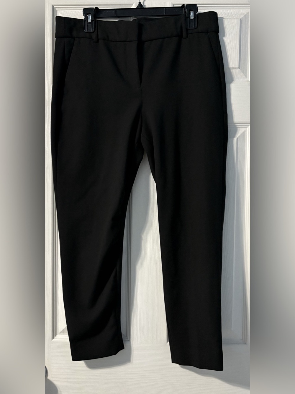 Black Flat Front Pants